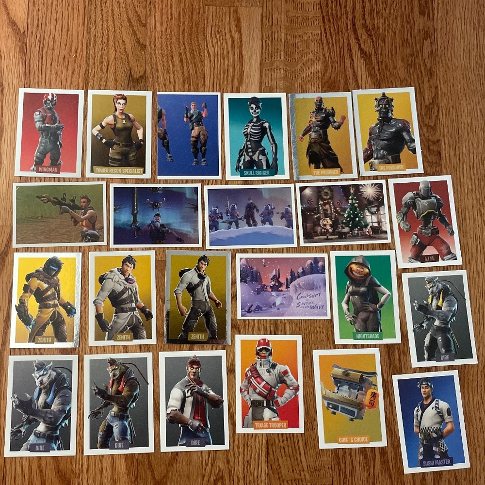 Lot of 116 Random Panini Fortnite Series 1 Stickers/Trading Cards! - Picture 10 of 15
